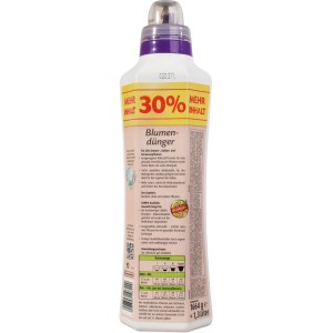 Flasche Compo Bio Blumendünger 1.300 ml für üppige Blüten.