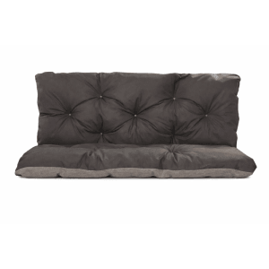 Setgarden Enkel Set Palettenkissen 120x50x50cm Sitzkissen + Rückenkissen 1tlg Schwarz