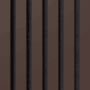Akustikpaneel Lino Burgundy mit schwarzen Filzstreifen für Wand & Decke, 60x120cm (2 Stk.)