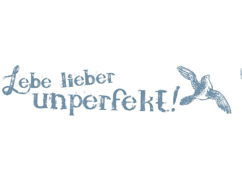 Komar DekoSticker Lebe Lieber Unperfekt 14 cm x 70 cm kaufen bei OBI