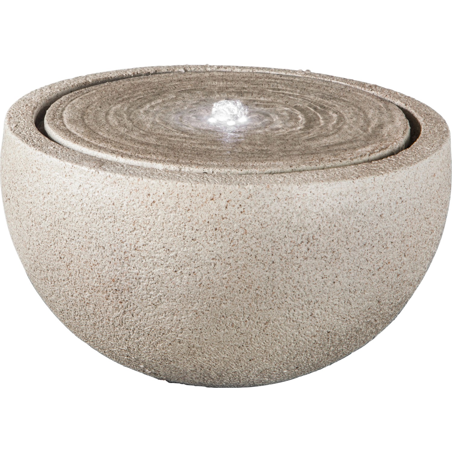 Heissner Zimmerbrunnen Cream Halfball aus Polyresin kaufen bei OBI