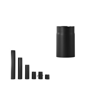 Bertrams Ofenrohr Senotherm® UHT-Hydro Ø 120 mm 2 mm 25 cm Schwarz