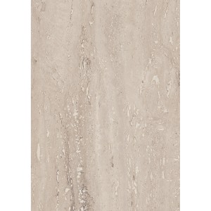Kaindl Arbeitsplatte Travertin Alcamo, beige mit Marmor-Optik, 410x65x3,8 cm.