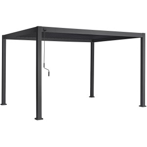 Bizzotto Pergola Ocean Anthrazit 400 cm x 300 cm