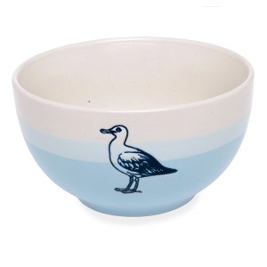 Steingut-Schale Möwe Ø 14 cm Hell-/Dunkelblau