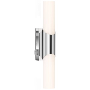 Brilo LED-Wandleuchte Klak Chrom 6,5 W