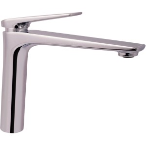 AquaSu Orva Waschtischarmatur, mittelhohe Ausführung, Chrom.