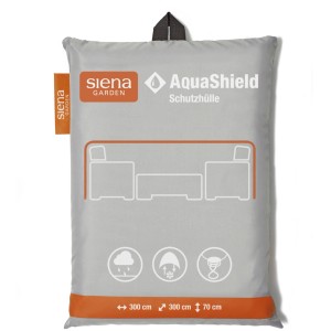 Siena Garden Lounge Schutzhülle AquaShield, hellgrau, 300x300x70 cm, für optimalen Schutz.