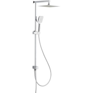 Schütte Überkopf-Brauseset Samoa Rain Chrom mit Kopf- und Handbrause.