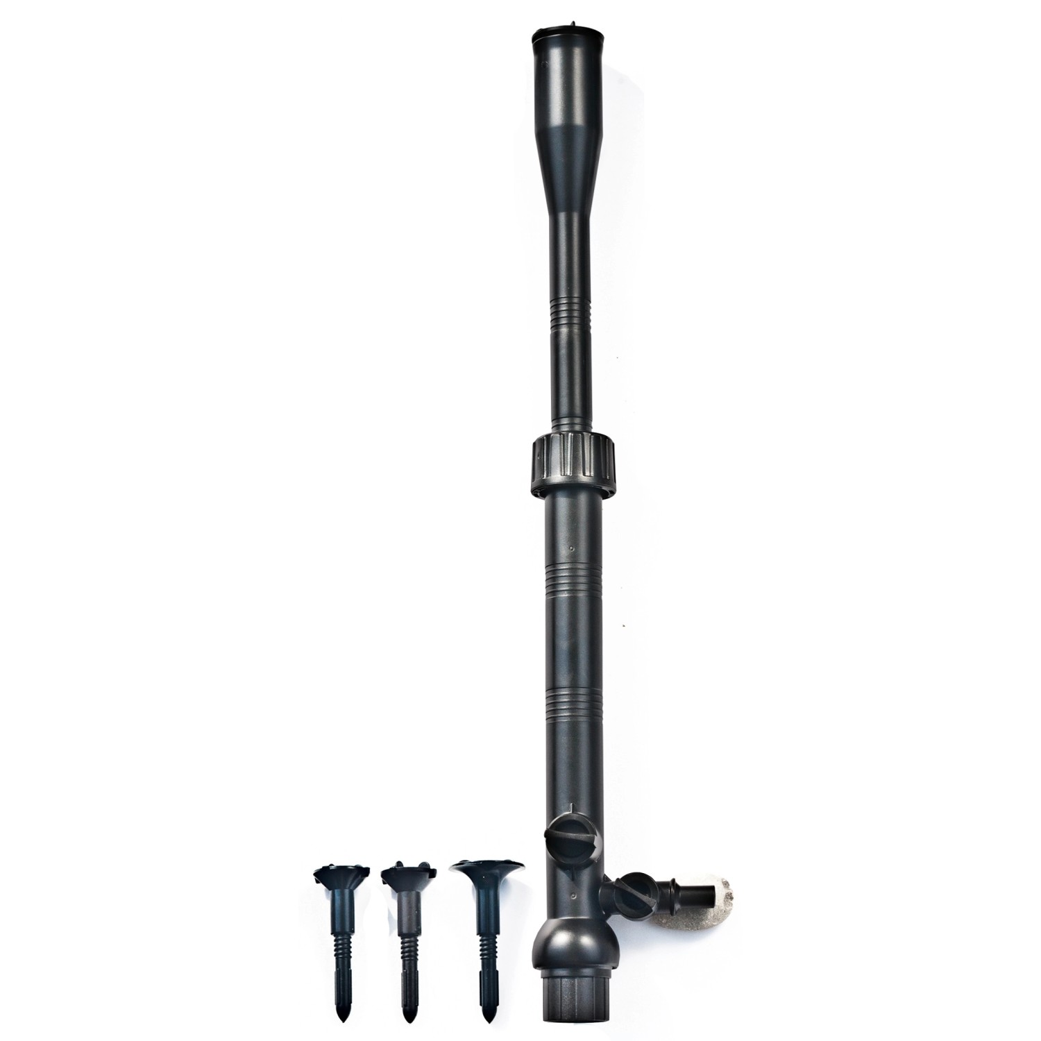 Heissner Aqua Jet Eco 1500 Teichpumpen-Set mit 3 Wasserspielaufsätzen.