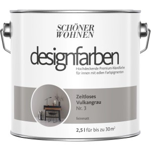 Schöner Wohnen Designfarben Zeitloses Vulkangrau matt 2,5 l