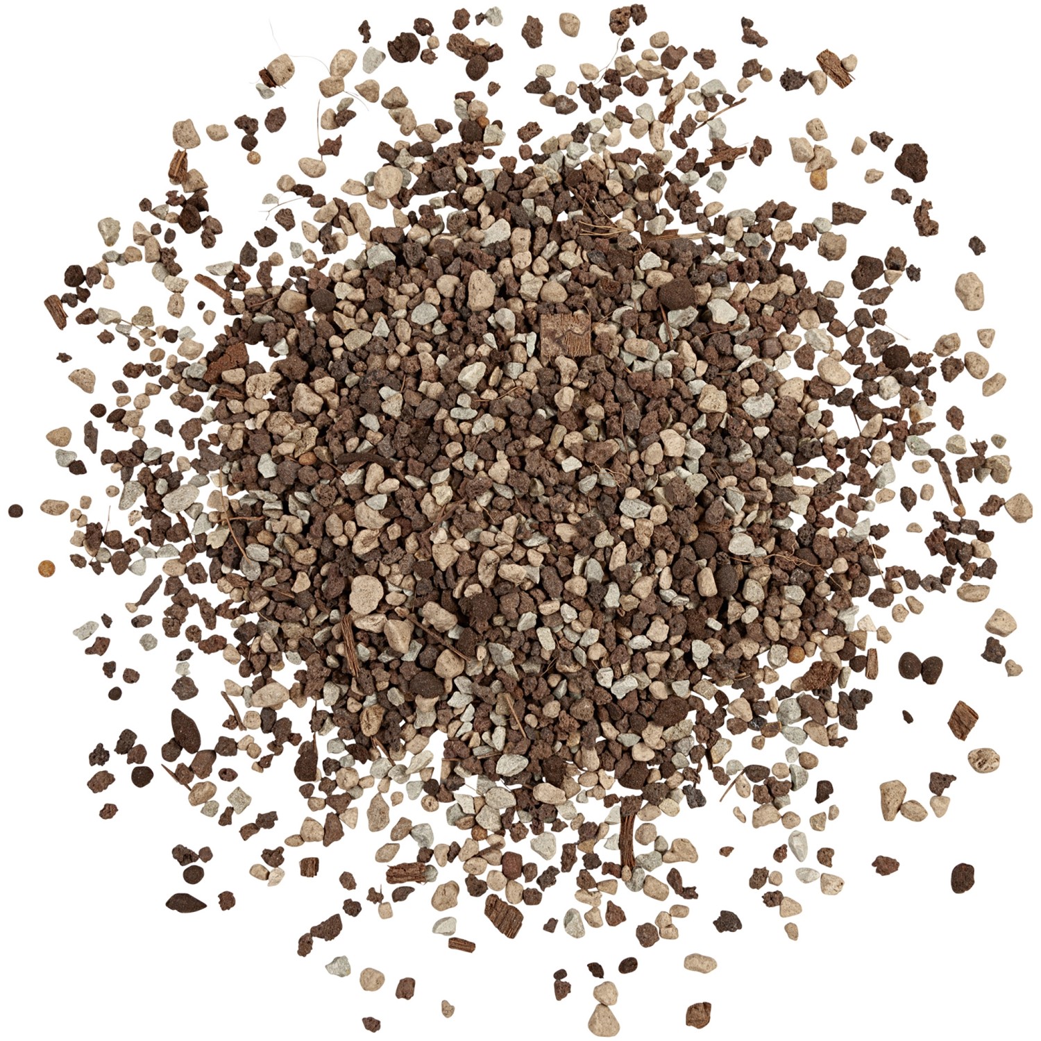 Lechuza Orchidpon Pflanzsubstrat (3L) für Orchideen, Nahaufnahme der Substratmischung.