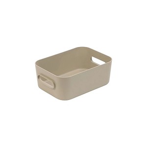 SmartStore Aufbewahrungskorb Comfort S, 1,5 l, Moss, Kunststoffbox mit Griffen.