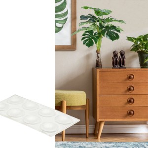 Wagner Elastikpuffer-Set EH3000 Ø 8 mm x 2 mm Transparent 24-tlg.