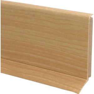Kernsockelleiste 60 Maple London, 15x60x2550 mm, für einen perfekten Wandabschluss.