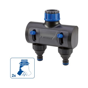 LUX 2-Wege-Verteiler 26,4 mm (G 3/4) auf 33,3 mm (G 1)