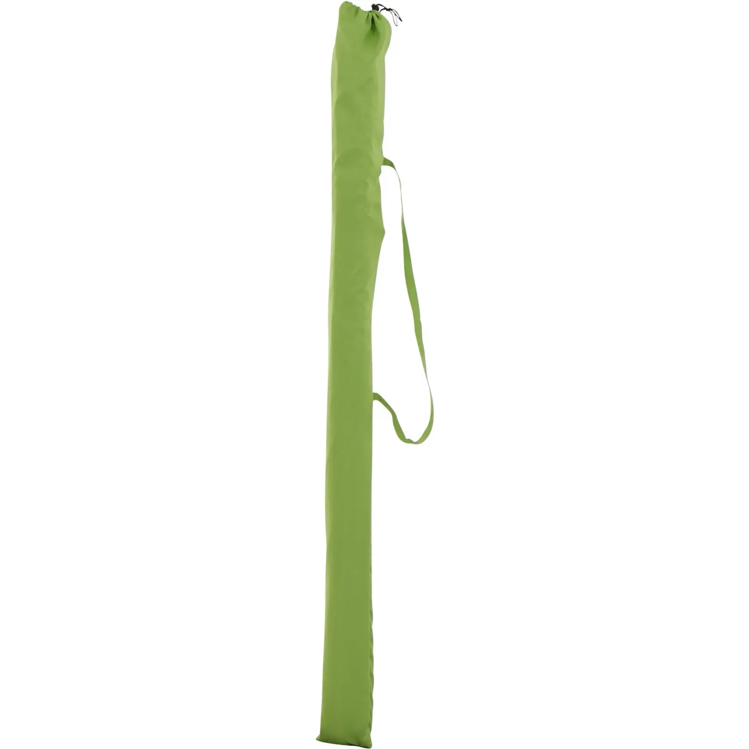 Siena Garden Marktschirm, Ø 180 cm, in grüner Schutzhülle mit Tragegurt.