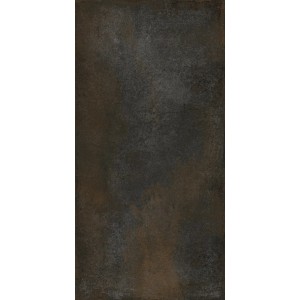 Terrassenplatte Feinsteinzeug Rust Anthrazit, 60x120 cm, matte Oberfläche.