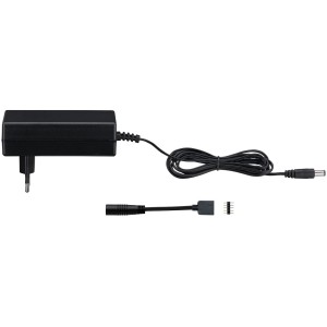 Paulmann LED Trafo 36W mit Stecker und Adapter für LED-Streifen, schwarz.