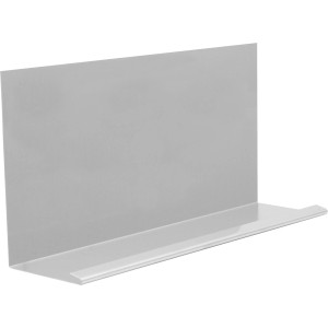 Winkelblech Alu Natur mit Wasserfalz, 250x1000mm, für Dachabschlüsse.