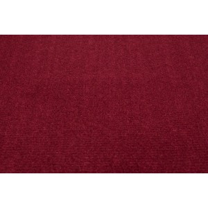 Teppichboden Caracas in Bordeaux, Meterware, 400 cm breit.
