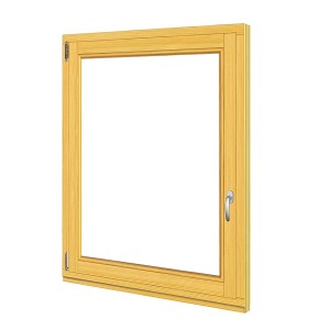 Roro Holzfenster Fichte 98 cm x 118 cm DIN L