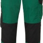 Kübler Pulse Bundhose Eco, moosgrün/schwarz, Gr. 56. Arbeitshose mit Cargotaschen und Stretcheinsatz.