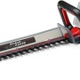 Einhell Akku-Heckenschere GE-CH 18/60 Li-Solo, rot/schwarz, für präzise Heckenschnitte.