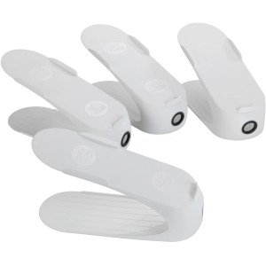 Wenko Schuhhalter 4er-Set in Weiß für mehr Ordnung im Schuhschrank.