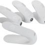 Wenko Schuhhalter 4er-Set in Weiß für mehr Ordnung im Schuhschrank.