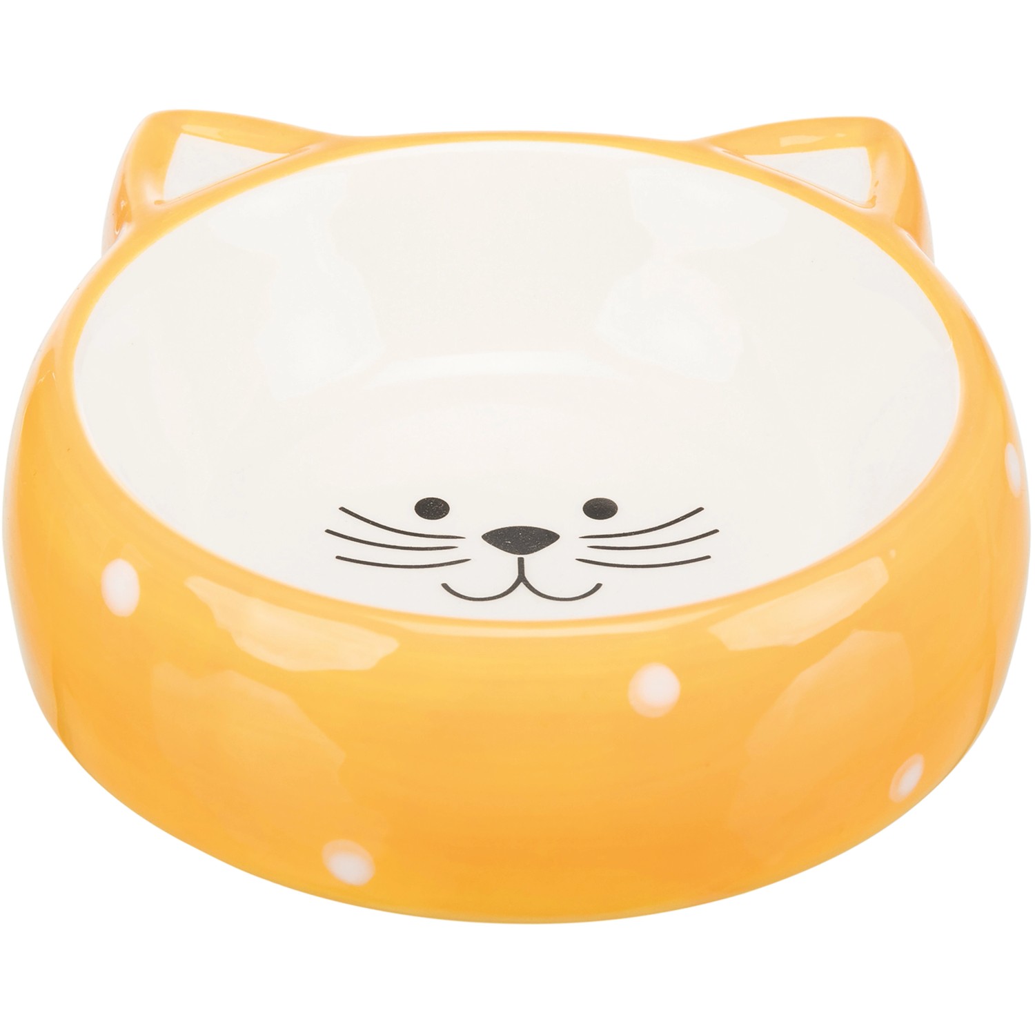 Jollypaw Keramiknapf Katzengesicht Orange 0,25 l/ 12 cm kaufen bei OBI