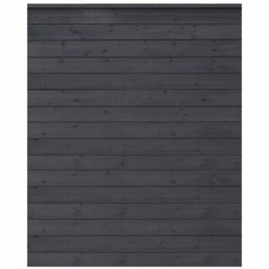 Schwarzer Sichtschutzzaun Klink aus Nadelholz, 174x203 cm, für Garten und Terrasse.