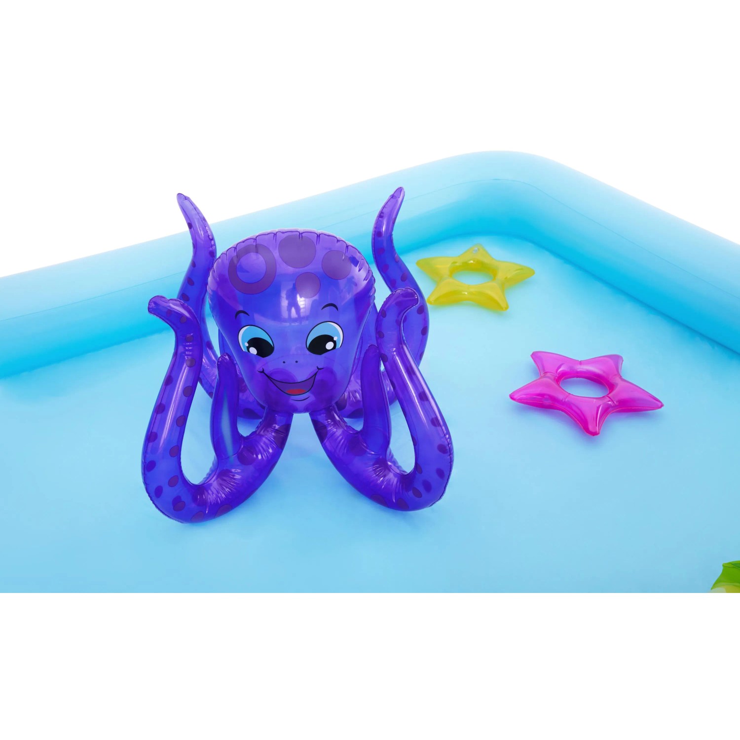 Bestway Wasserspielcenter Aquarium mit Rutsche, Oktopus und Sternen