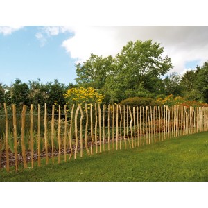 Kiehn-Holz Natur-Rollzaun Haselnuss 500 cm x 90 cm