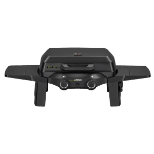 Enders Elektrogrill eUrban 2 Mobil, kompakter Grill mit Seitenablagen und Reglern.