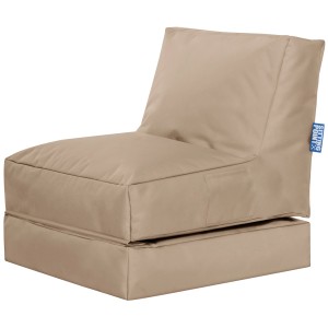 Sitting Point Sessel Twist Scuba, 300 l, Khaki. Bequemer Sitzsack für Indoor & Outdoor.
