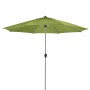 Doppler Marktschirm Active, Ø 376 cm, Grün. Sonnenschirm mit Drehfunktion und UV 50+.