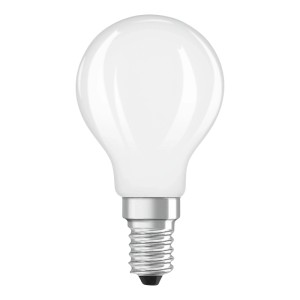 Matte E14 LED Lampe P404, 2,2W, 2700K. Energiesparendes Leuchtmittel für stimmungsvolles Licht.