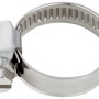 Schlauchschelle aus Edelstahl, 16-27 mm, für sichere Schlauchverbindungen.