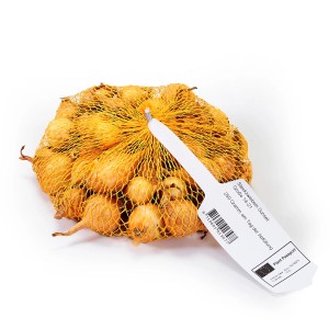 Steckzwiebeln 'Birnförmige' im Netz, 250g, ideal zum Pflanzen im Garten.