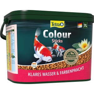 Tetra Pond Colour Sticks 7 l: Fischfutter für leuchtende Farben im Gartenteich.