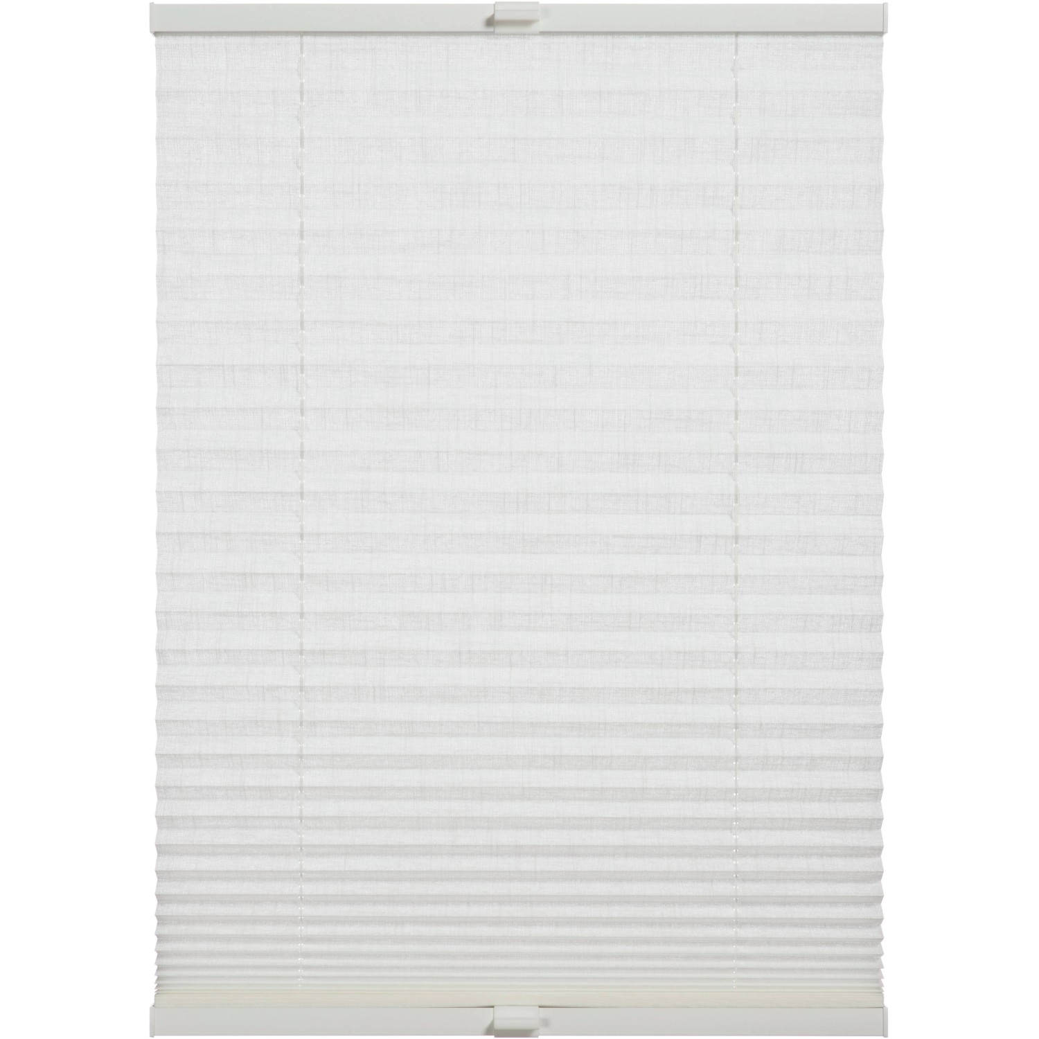 Schöner Wohnen Plissee Marla, 70x130 cm, weiß, lichtdurchlässig und blickdicht.