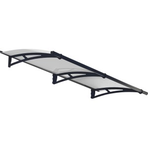 Palram - Canopia Aquila 2 x 0.9 Vordach Anthrazit klar