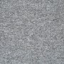 Grauer Teppichboden Ron als Meterware, 400 cm breit, Schlingenstruktur.