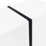 okwish Sideboard mit 2 Türen 4 Schubladen Wohnzimmer Esszimmer 150x40x80cm Weiß_10