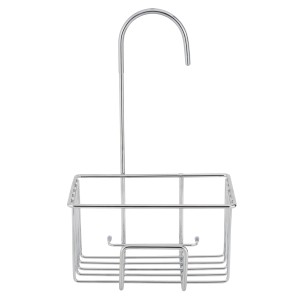 Wenko Dusch-Caddy Milito 18 cm x 28,5 cm x 13 cm Silber Glänzend