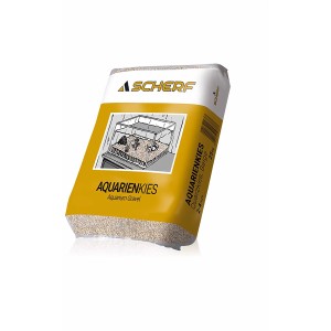 Sack Aquarienkies, beige, 2-4 mm, 25 kg. Quarzkies für Aquarien.