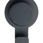 Wenko Wandhaken Blandas, Edelstahl rostfrei, schwarz matt. Handtuchhalter für Bad und Küche.