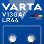 Varta V13GA/LR44 Knopfzellen, 2er-Pack Spezialbatterien für Elektronikgeräte.
