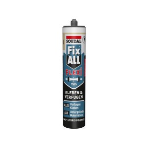 Soudal Fix All Flexi, beige, 470g Kartusche für Silikon & Acryl Anwendungen.